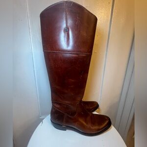 Frye Women’s Brown Leather Tall Boots. Size 8.